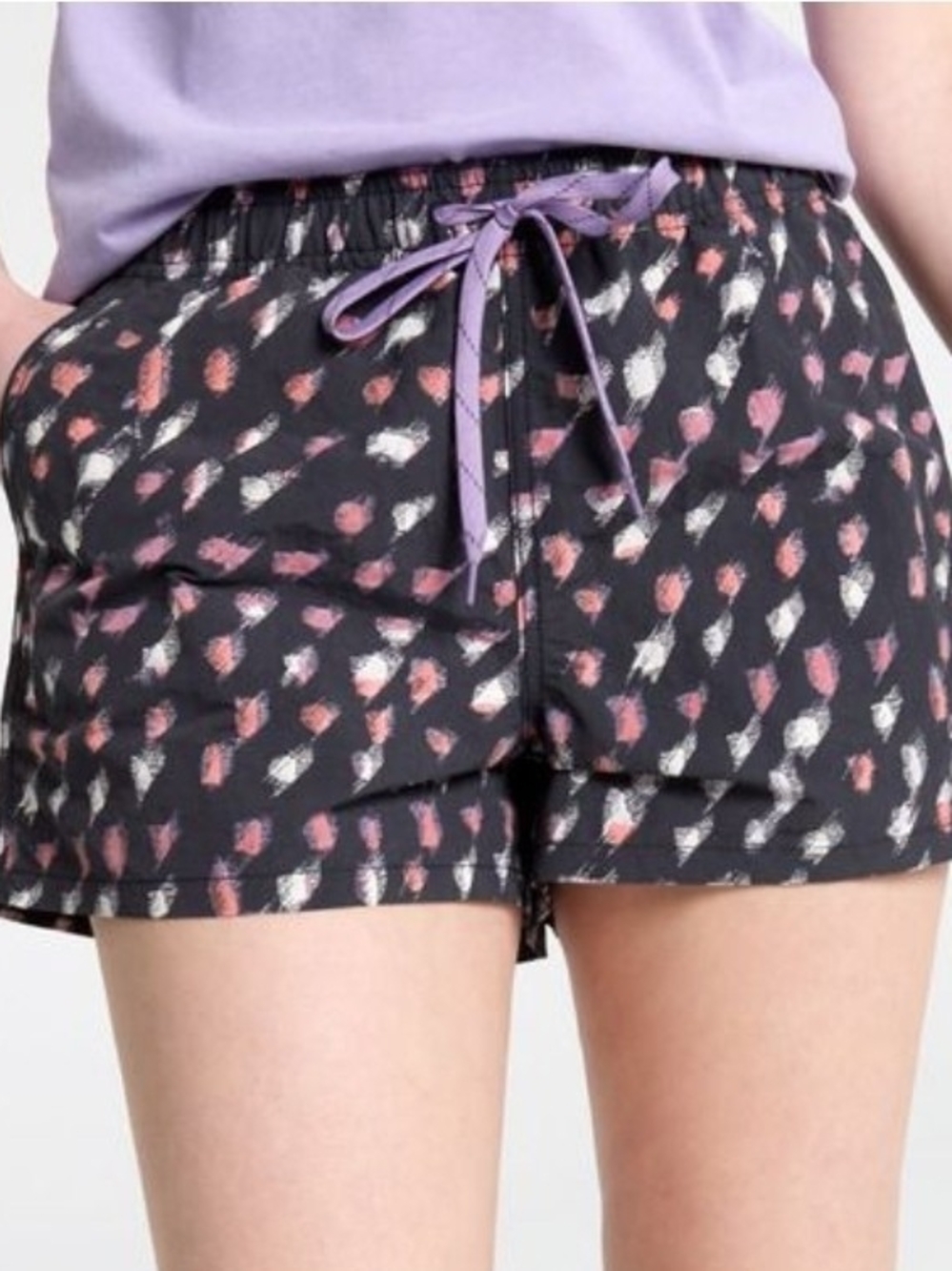 Alpine Design Women's Pull-On Short, Size X Small - Speckled Night/Blk/Orange